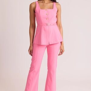 Chic Pink Women's Jumpsuit